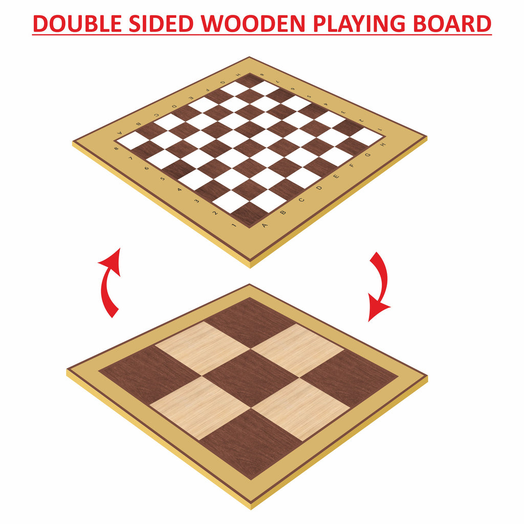 5 IN 1 WOODEN BOARD GAME SET
