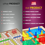 5 IN 1 WOODEN BOARD GAME SET